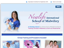 Tablet Screenshot of midwifeschool.org